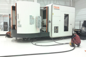 Moving a machine tool